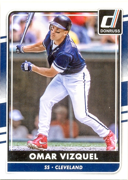 Barajita Omar Vizquel Donruss 2016  # 191 - Numisfila