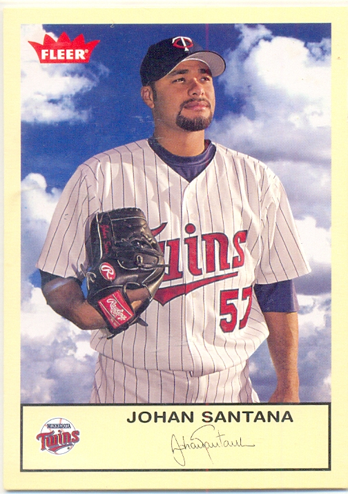 Barajita Johan Santana Fleer 2005 # 124 - Numisfila