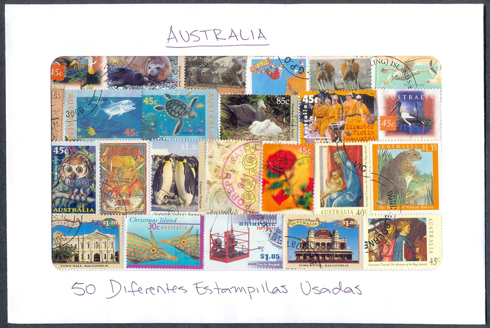 Australia - 50 Estampillas usadas  - Numisfila