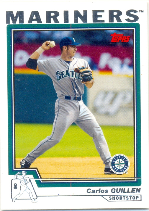 Barajita Carlos Guillen Topps Mariners 2004 # 72 - Numisfila