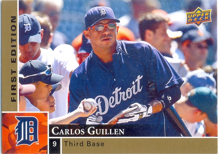 Barajita Carlos Guillen Upper First Edition Detroit 2009 # 105 - Numisfila