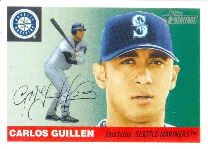 Barajita Carlos Guillen Topps Heritage Tigers 2004 # 184 - Numisfila