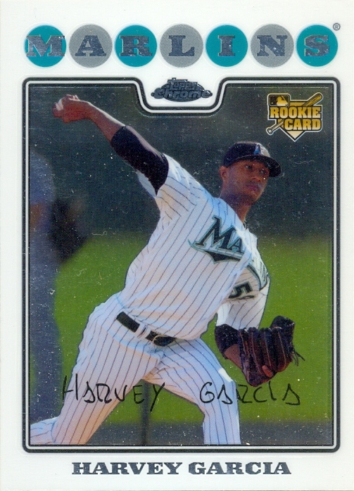 Barajita Harvey Garcia Topps Chrome 2008 # 198 - Numisfila