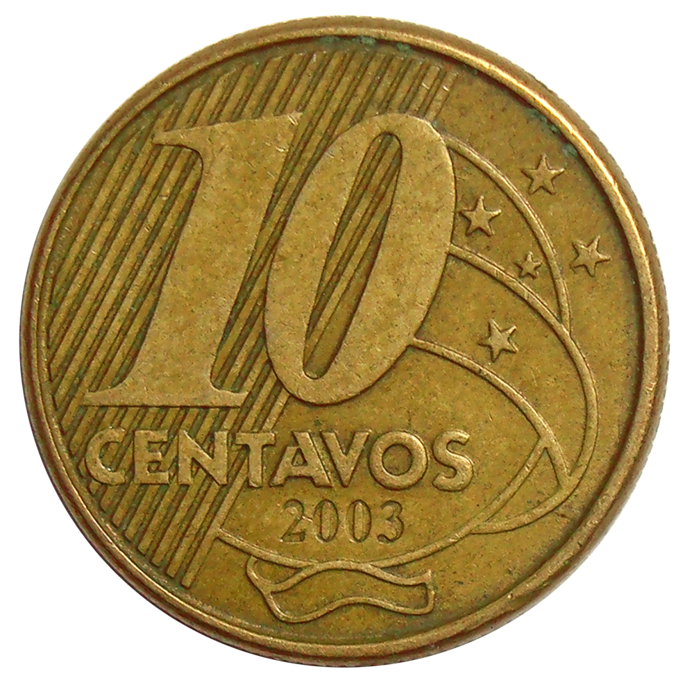 Moneda Brasil 10 Centavos 1998-2013 - Numisfila