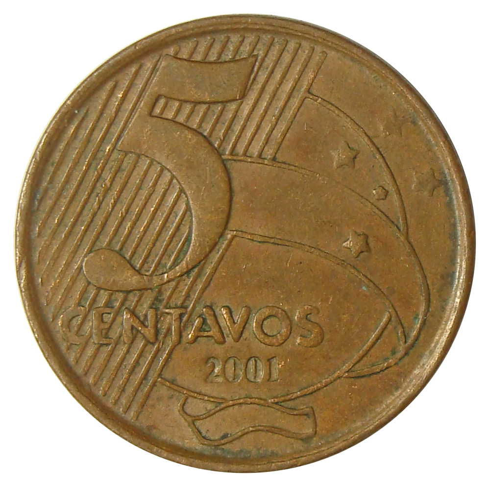 Moneda Brasil 5 Centavos 1998-2013 - Numisfila