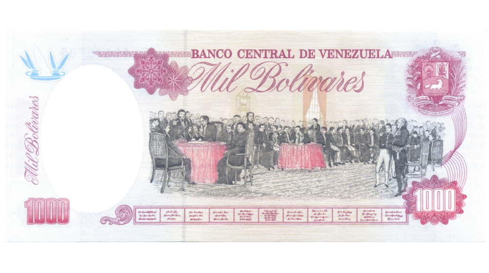 Billete 1000 Bolívares Febrero 1998 K9 / AU  - Numisfila