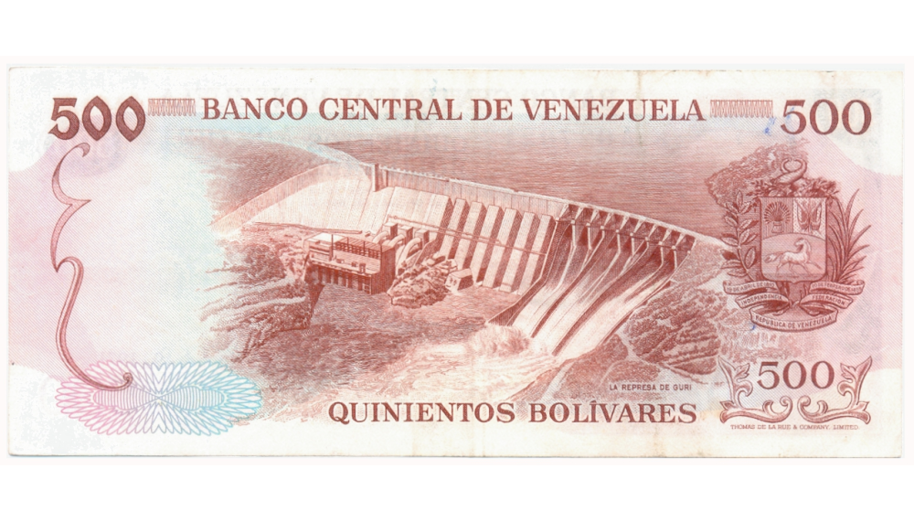 Billete 500 Bolívares Noviembre 1971 El Gurí Serial A0270212  - Numisfila