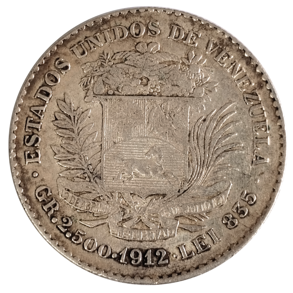 Moneda 50 Céntimos - Real de Plata 1912  - Numisfila