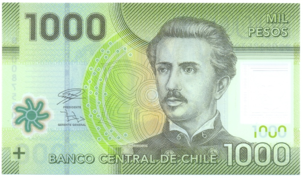 Billete Plástico Chile 1000 Pesos 2020 - Numisfila