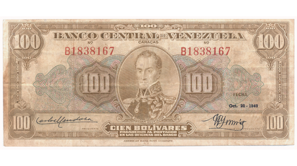 Spain 100 Pesetas Banknote (Manuel De Falla) and Zambia Colorful