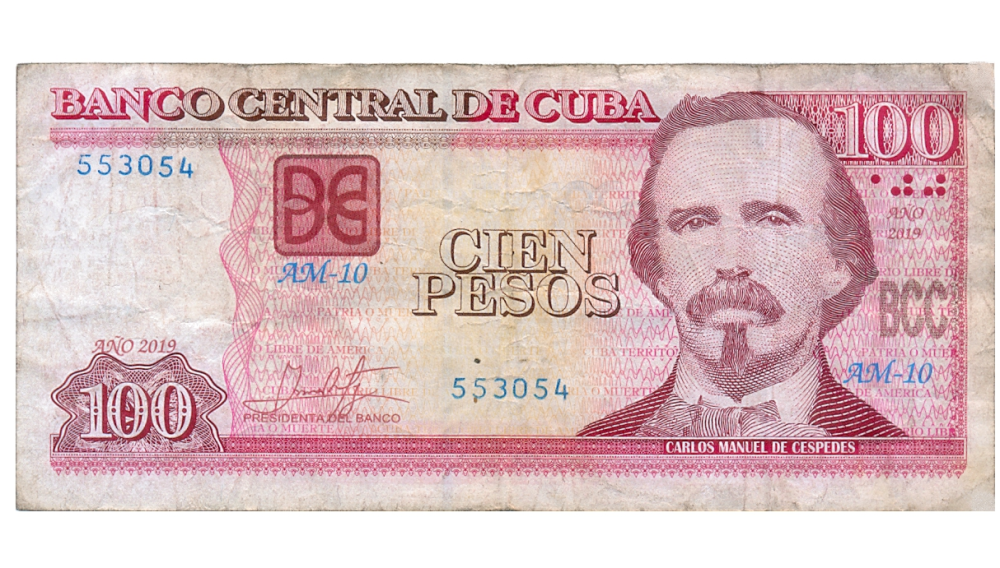 Billete Cuba 100 Pesos 2019  - Numisfila