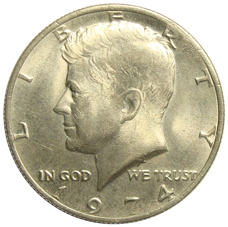 Moneda EEUU ½ Dolar 1971-74 Kennedy - Numisfila