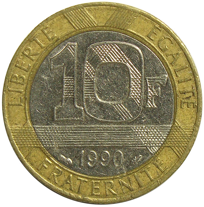 Moneda Francia 10 Francs 1988-2000 - Numisfila