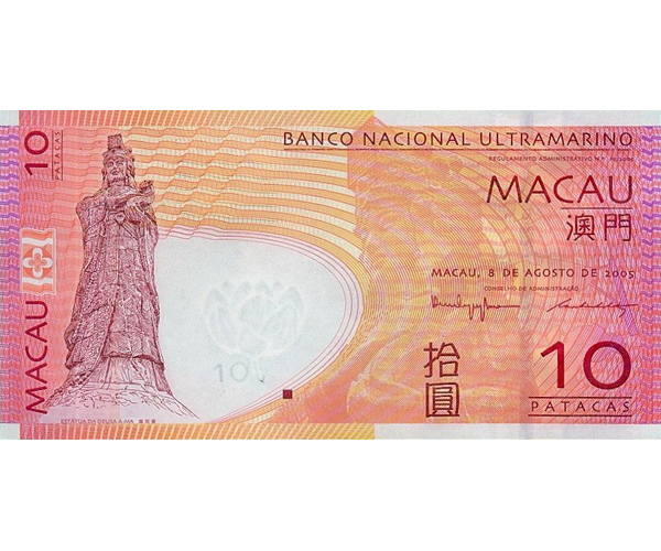 Billete Macao 10 Patacas 2006 - Numisfila