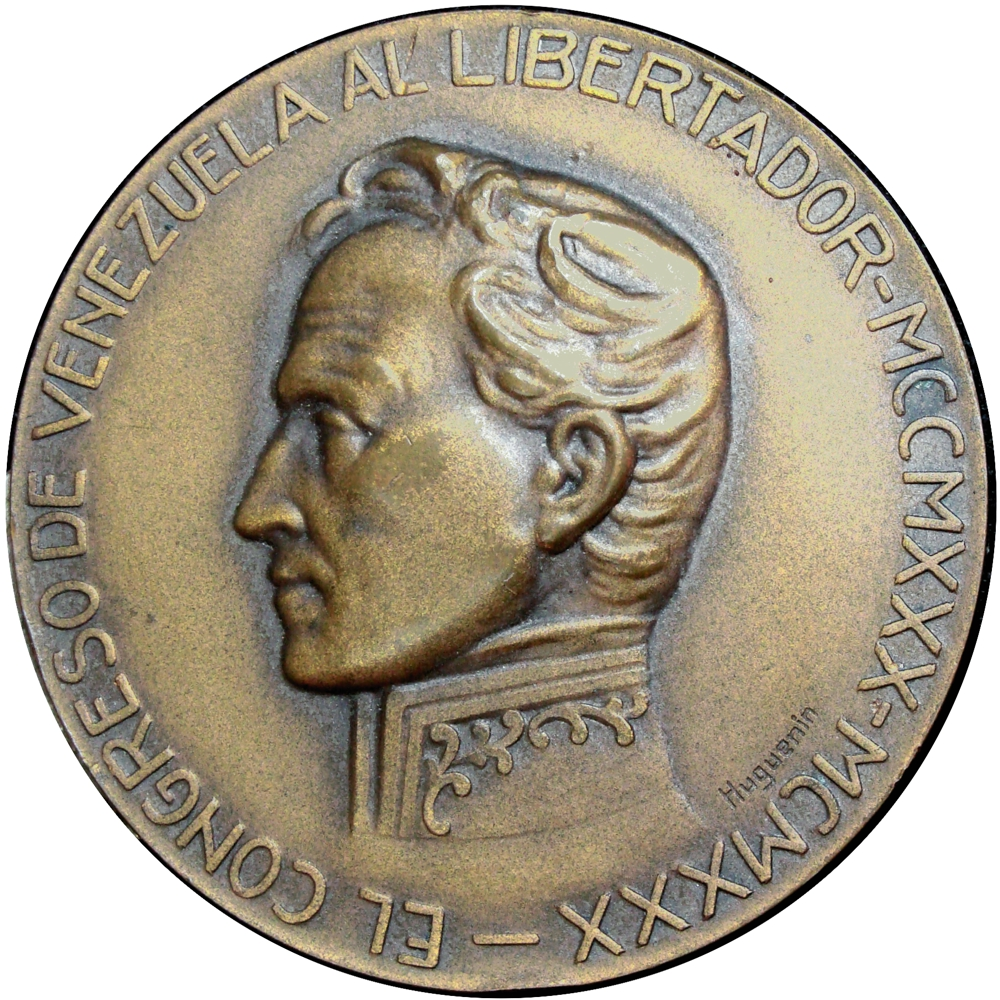 Medalla de Bronce Congreso 1930 Libertador Simón Bolívar  - Numisfila