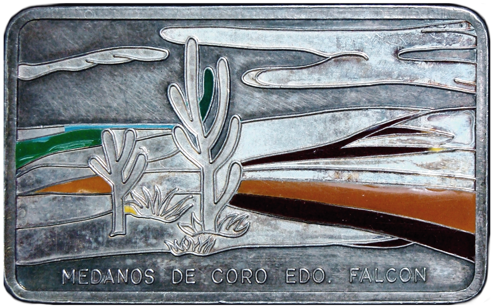 Lingote de Plata Estado Falcón Medanos de Coro Cambios La Guaira - Numisfila