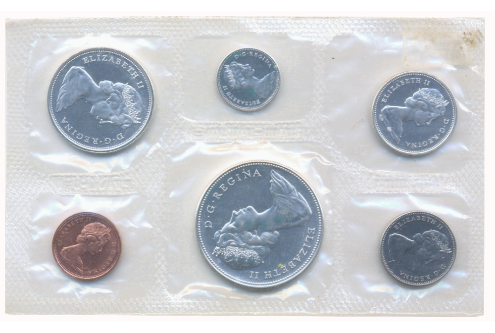 Set Canada 6 Monedas Centenario Confederación Reina Isabel II  - Numisfila