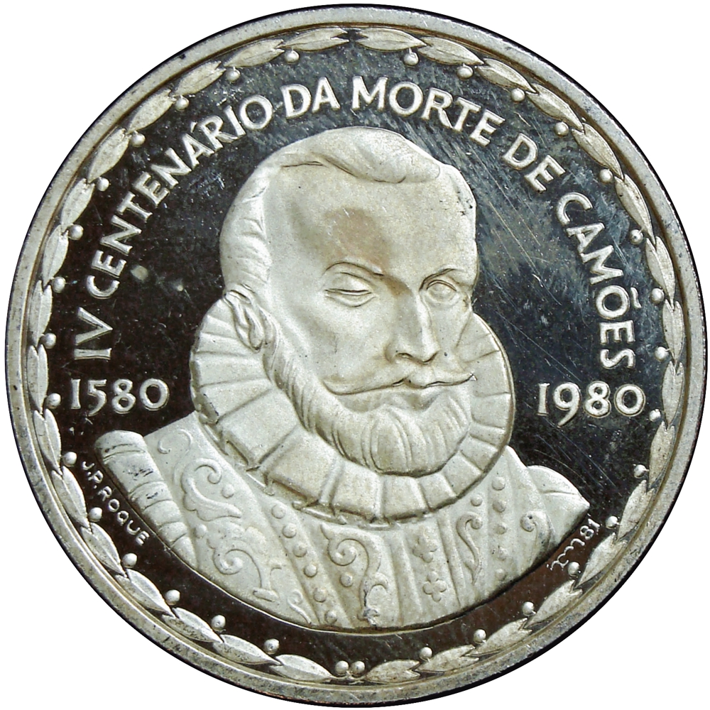 Portugal Moneda de Plata Proof 1000 Escudos 1980 Camoens - Numisfila