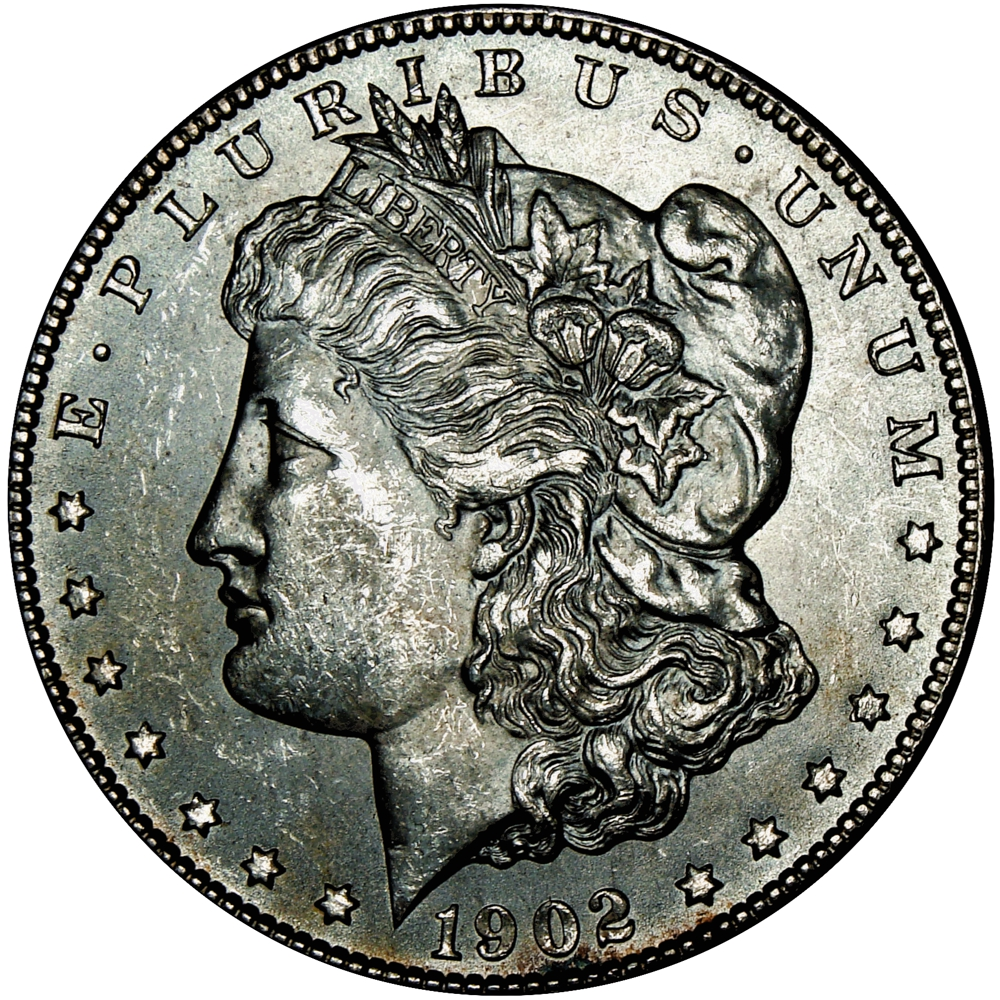 Moneda de Plata EE.UU. Dollar Morgan 1902 O New Orleans  - Numisfila