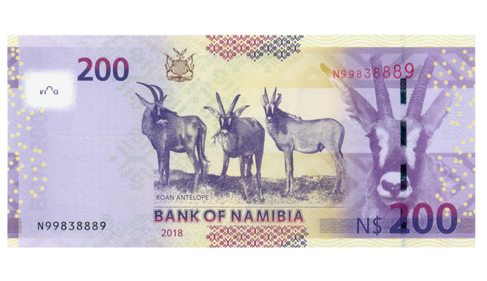 Billete Namibia 200 Dólares Namibios 2018 Capitán Hendrik Witbooi  - Numisfila