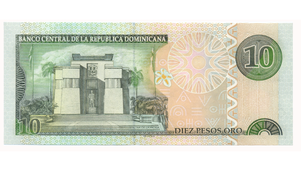 Billete República Dominicana 10 Pesos Oro 2003  - Numisfila
